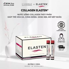 Elasten Collagen Drink Collagen Nước Trẻ Hóa Da Hộp 28 Ống x 25ml