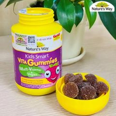 Nature’s Way Kids Smart Vita Gummies Multi-vitamin + Vegies Kẹo Dẻo Vitamin Rau Củ Cho Bé 60 Viên