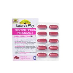 Nature’s Way PreConception Pregnancy Breastfeeding Plus Vitamin Cho Phụ Nữ Trước & Sau Thai Kỳ