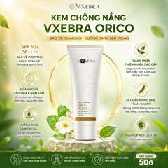 Kem Chống Nắng Orico Vxebra SPF50+ PA++++ Dưỡng Ẩm Ngừa Lão Hóa Bảo Vệ Da Khỏi Tia UV