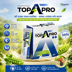 TOPAPRO Protein Thực Vật Non-GMO | Bổ Sung Đạm Thực Vật, Acid Amin, Dinh Dưỡng Cho Cả Gia Đình