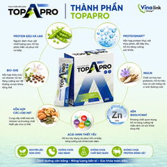 TOPAPRO Protein Thực Vật Non-GMO | Bổ Sung Đạm Thực Vật, Acid Amin, Dinh Dưỡng Cho Cả Gia Đình