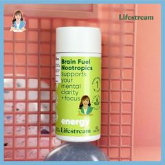 Viên uống tăng cường tập trung, tỉnh táo New Zealand Lifestream Brain Fuel Nootropics 60 viên