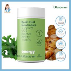 Viên uống tăng cường tập trung, tỉnh táo New Zealand Lifestream Brain Fuel Nootropics 60 viên