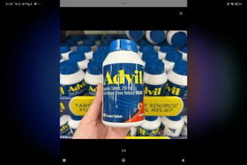 Viên uống giảm đau hạ sốt Advil Ibuprofen 200mg của Mỹ 360 viên