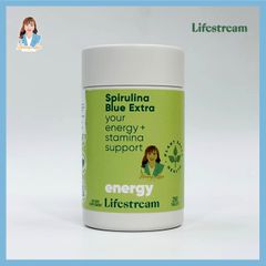 Viên uống tảo xoắn bổ sung vitamin khoáng chất New Zealand Lifestream Spirulina Blue Extra 200 viên