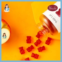 Kẹo dẻo giấm táo, hỗ trợ giảm cân Úc Unichi Apple Cider Vinegar Gummy 60 viên