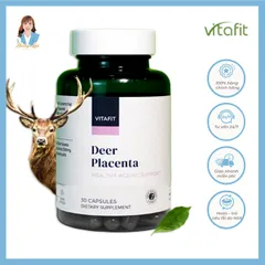 Viên uống nhau thai hươu hỗ trợ sức khỏe và đẹp da New Zealand VitaFit Deer Placenta 30 viên