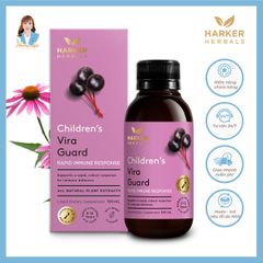 Siro tăng sức đề kháng & giảm ốm vặt cho bé New Zealand Harker Herbals Children’s Vira Guard 100ml