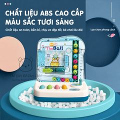 Máy bắt bóng đồ chơi trí tuệ Puzzle có đèn nhạc giúp bé phản xạ nhanh nhẹn Thế giới đồ chơi 1104