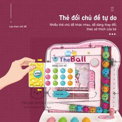 Máy bắt bóng đồ chơi trí tuệ Puzzle có đèn nhạc giúp bé phản xạ nhanh nhẹn Thế giới đồ chơi 1104