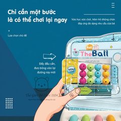 Máy bắt bóng đồ chơi trí tuệ Puzzle có đèn nhạc giúp bé phản xạ nhanh nhẹn Thế giới đồ chơi 1104