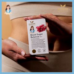 Viên uống cân bằng lượng đường trong máu New Zealand Harker Herbals Blood Sugar Balance 90 viên