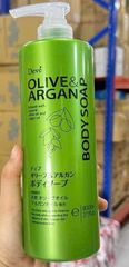 Sữa tắm chiết xuất Argan & dầu Olive 800ml – Làm sạch dịu nhẹ, hương thơm dễ chịu