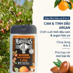 Sữa Tắm Nam 4 in 1 92% Thiên Nhiên Le Petit Marseillais Nhiều Mùi Hương 250ml
