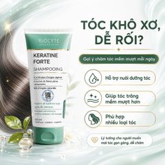 Dầu Gội Giảm Rụng Tóc Biocyte Keratine Forte 200ml - Phục Hồi Tóc Khô Xơ, Hàng Chính Ngạch