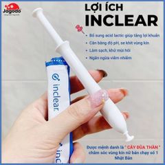 Đũa Thần Inclear Hàng Nội Địa Nhật Bản - Dung Dịch Vệ Sinh Phụ Nữ Hỗ Trợ Se Khít Vùng Kín, Tự Nhiên, ạch Thoáng, Tiện Lợi, Kín Đáo Mọi Lúc