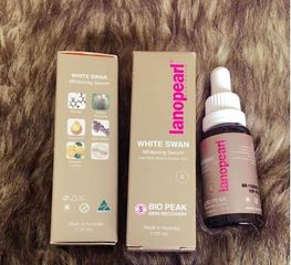 White Swan Whitening Serum Lanopearl Bio Peak - Serum Nhau Thai Cừu Dưỡng Trắng Da