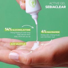 Kem dưỡng giảm mụn, ngừa thâm, kiểm soát dầu SVR Sebiaclear Active Gel 40ml