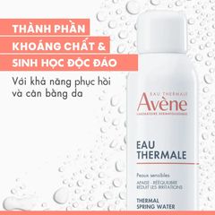 Xịt Khoáng Avène Thermal Spring Water 150ml - Cấp Nước, Làm Dịu, Giảm Kích Ứng Da Nhạy Cảm, Hỗ Trợ Làm Lành Da