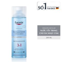 Nước Tẩy Trang Eucerin DermatoCLEAN 400ml - Nước Tẩy Trang Dịu Nhẹ Cho Da Nhạy Cảm, Cấp Ẩm, Làm Sạch Makeup 3 In 1
