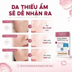 Viên Uống Nâng Cơ Ngăn Lão Hoá Da Biocyte Hyaluronic Forte 300 mg - Giải Pháp Làm Đẹp Đến Từ Pháp, 90 Viên