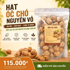 Hạt óc chó nguyên vỏ 500GR CAO Food nhập khẩu Mỹ - Hạt dinh dưỡng cao cấp, giàu protein và chất béo tốt cho sức khỏe
