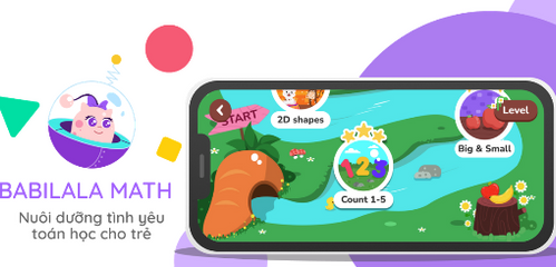 Babilala Math Trọn đời cho bé 3-8 Tuổi ( học toán tiếng anh)