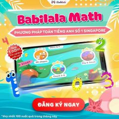 Babilala Math Trọn đời cho bé 3-8 Tuổi ( học toán tiếng anh)