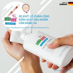 Nước Hoa Hồng Sebamed Clear Face 150ml - Toner Cân Bằng Da, Se Khít Lỗ Chân Lông pH5.5, Giúp Ngừa Mụn và Làm Sạch Da hiệu quả