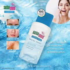 Nước Hoa Hồng Sebamed Clear Face 150ml - Toner Cân Bằng Da, Se Khít Lỗ Chân Lông pH5.5, Giúp Ngừa Mụn và Làm Sạch Da hiệu quả