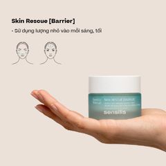 Kem dưỡng làm dịu phục hồi bảo vệ da Sensilis Skin Rescue [Barrier] 50ml chính hãng tù Tây Ban Nha
