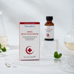 Pharmaform Exfol Multi-Acid Serum 30ml tẩy tế bào cũ  làm thông thoáng lỗ chân lông, làm da mịn màng hơn