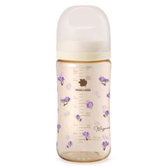 Bình sữa Green Finger Bebegrow PPSU Hàn Quốc size 240ml  trơn,hoạ tiết