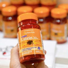 Viên Uống Bổ Mắt Lutein 20mg Puritan's Pride - Hỗ Trợ Khỏe Mắt, Bảo Vệ Mắt Khỏi Tác Nhân Có Hại, 120 Viên Mỹ