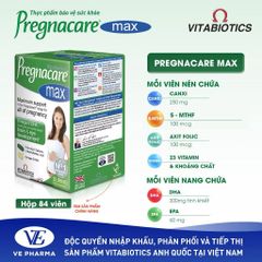 Vitamin tổng hợp cho phụ nữ mang thai Vitabiotics Pregnacare Max của A