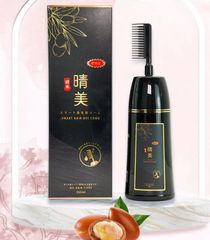 Lược Nhuộm Tóc Phủ Bạc Komi Nhật Bản - Dưỡng Tóc Chuyển Màu Hiệu Quả Chỉ Sau 10 Phút - Sản Phẩm Từ Thiên Nhiên