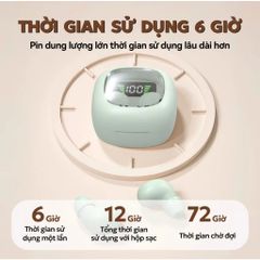Tai Nghe Bluetooth Y19 Siêu Bé , Âm Thanh HiFi Nổi , Có Micro Đàm Thoại , Hiện Thị Màn Hình Kỹ Thuật 748515