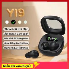 Tai Nghe Bluetooth Y19 Siêu Bé , Âm Thanh HiFi Nổi , Có Micro Đàm Thoại , Hiện Thị Màn Hình Kỹ Thuật 748515
