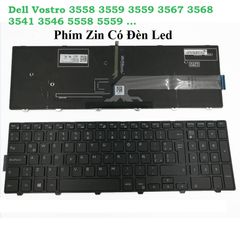 Bàn phím laptop Dell Vostro 15-3568 có đèn LED - Phụ kiện đa năng cho máy tính xách tay Dell 5100 3568