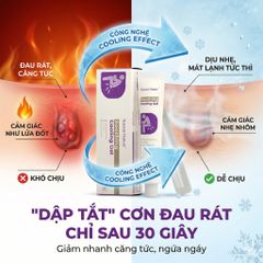 Kem Bôi Trĩ Kreain Nature Soothing Cooling - Kem Trĩ Thảo Dược Giảm Sưng Rát, Mát Lạnh, Dịu Nhẹ Vùng Hậu Môn 20g