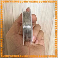 10m Dây Thép Mềm 304 Không Gỉ Mỏng Uốn Định Hình Đính Cườm Ren Làm Hoa Phụ kiện Trang Sức