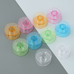 Gói 10 Lõi Cuộn Chỉ Bằng Nhựa Nhiều Màu Sắc Dùng Cho May Vá Thêu Thủ Công