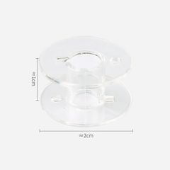 Gói 10 Lõi Cuộn Chỉ Bằng Nhựa Nhiều Màu Sắc Dùng Cho May Vá Thêu Thủ Công