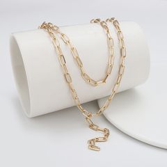 50cm Dây Chuỗi Xích Màu Vàng Làm Trang Sức Phụ Kiện Vòng Cổ Vòng Tay DIY