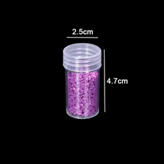 HỘP NHỰA PP trong suốt đáy tròn đựng hạt cườm, đá thủ công DIY tiện lợi