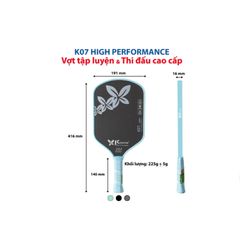 Vợt K07 High Performance, Chính Hãng (TH549)