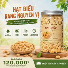 500gr Hạt Điều Rang Nguyên Vị CAOFOOD Giòn Béo Tự Nhiên Không Muối Không Đường Ăn Kiêng Healthy