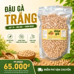 Đậu Gà Trắng Hữu Cơ Nhập Khẩu Argentina-Canada - Superfood Dinh Dưỡng Nấu Cháo, Ngũ Cốc, Rất Tốt Cho Sức Khỏe