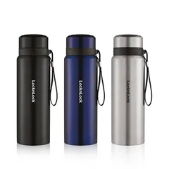 Bình Giữ Nhiệt LocknLock Vacuum Bottle 800ml Bằng Thép Không Gỉ -Xanh Đậm, Đen- LHC6180